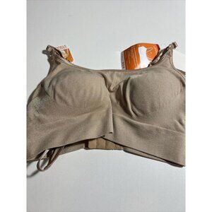 NWT WARNER'S EASY DOES IT W/F NUDE CONVERTIBLE‎ STRAPS BRA RM0911A XSMALL $38